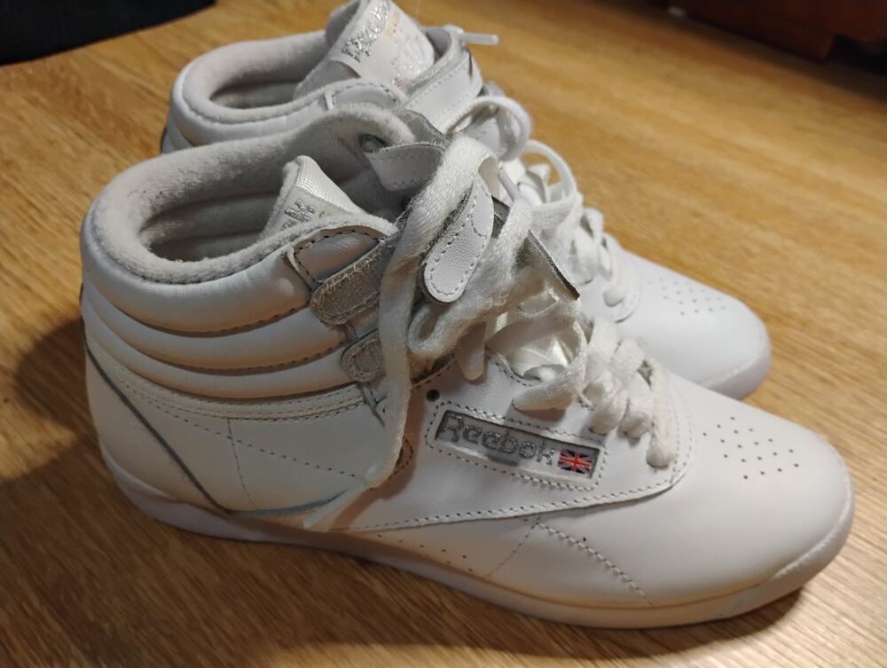 Reebok Classic High Top Shoes White Women’s Size 5 1/2